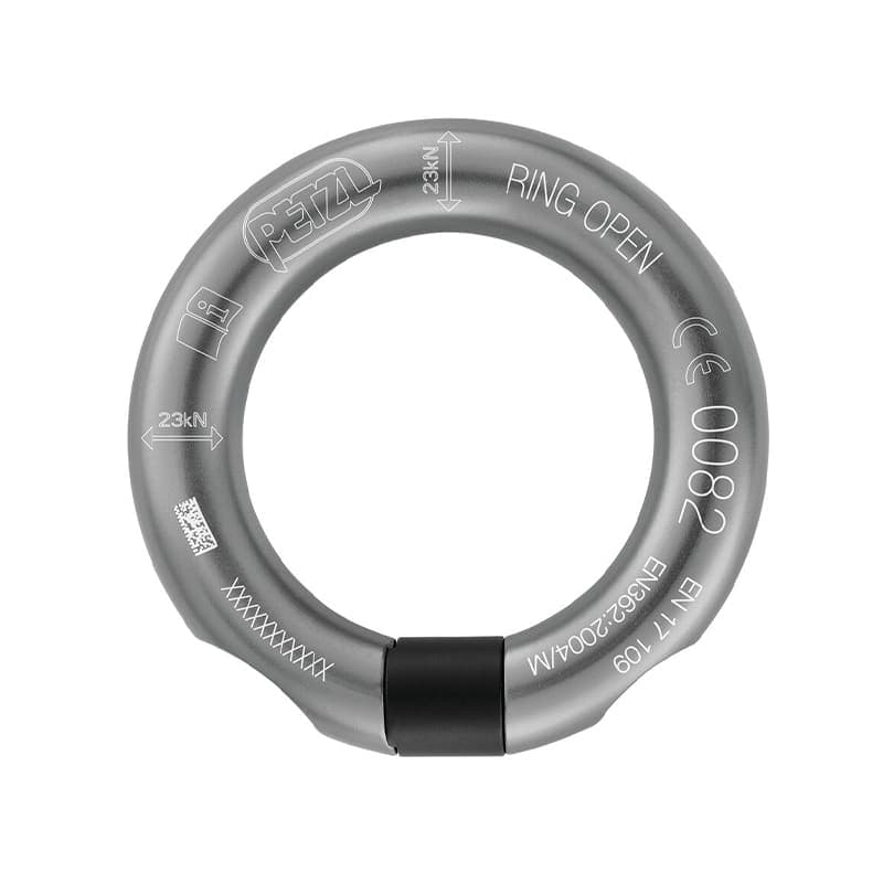 Ring open gris anthracite