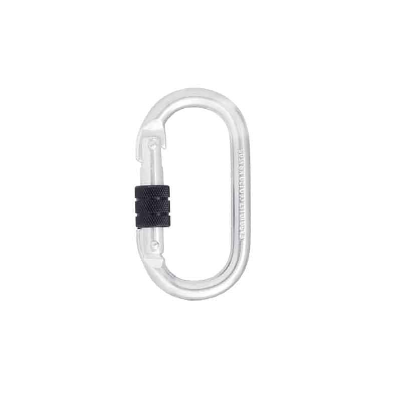 Mousqueton ovale acier à vis KRATOS SAFETY