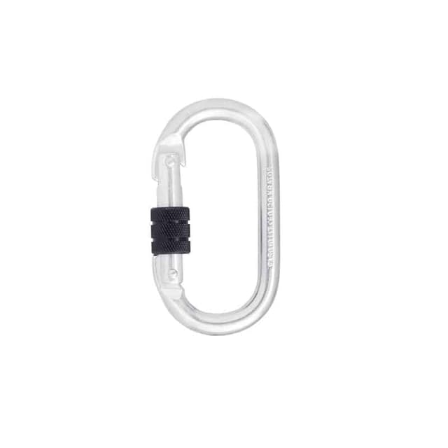 Mousqueton ovale acier à vis KRATOS SAFETY