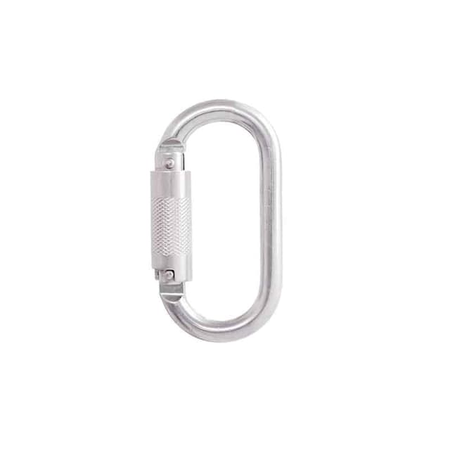 Mousqueton ovale acier double action KRATOS SAFETY
