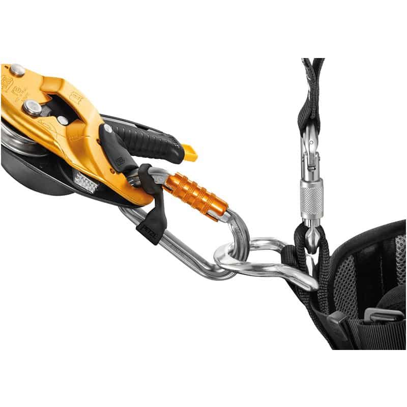 Mousqueton asymétrique alu PETZL Am'D TRIACT-LOCK