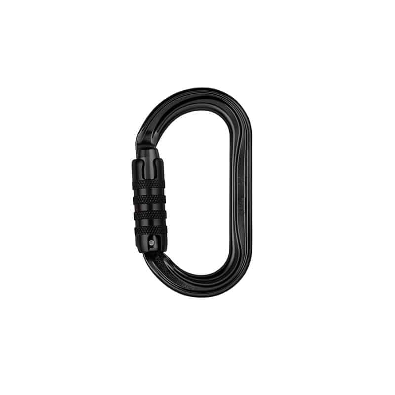 Mousqueton ovale alu PETZL OK TRIACT-LOCK