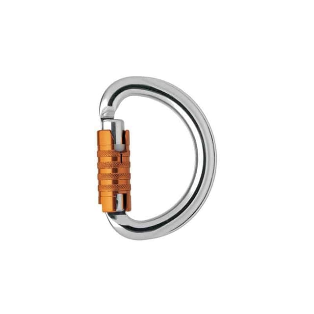 Mousqueton demi-rond multidirectionnel PETZL OMNI