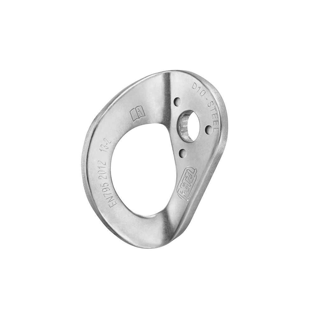Plaquette en acier standard PETZL COEUR STEEL (pack de 20)